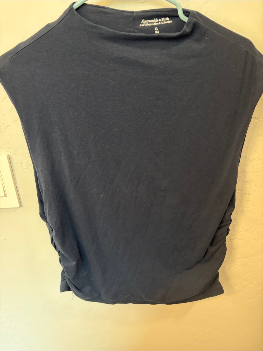Abercrombie & Fitch Navy Sleeveless Tank Top
